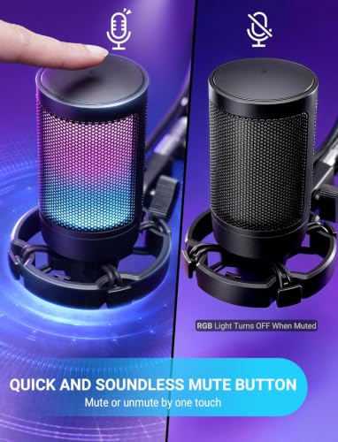 FIFINE AmpliGame A6V shock mount and pop filter