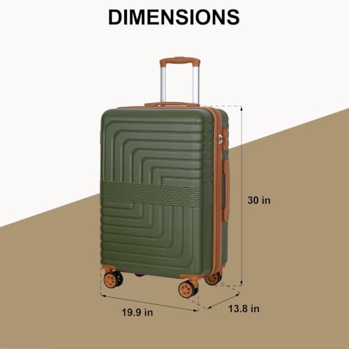 Romswi 30'' suitcase side profile