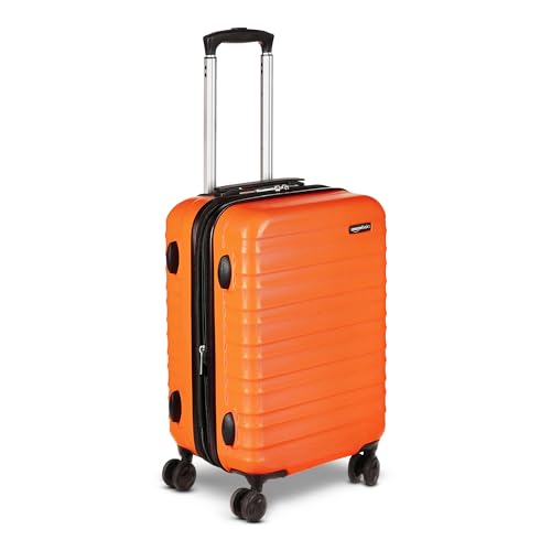Basics 21-inch orange hardside spinner luggage
