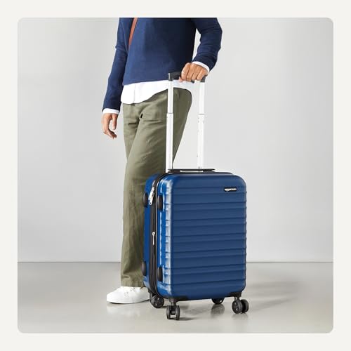 Expandable travel luggage showing zipper detail