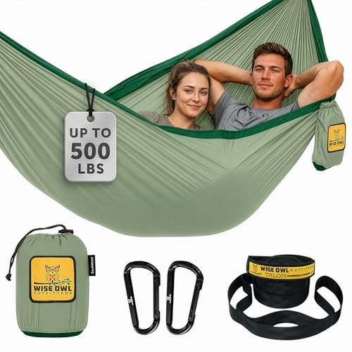 Wise Owl Outfitters Camping Hammock double view