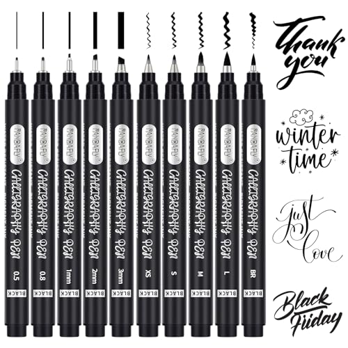PANDAFLY calligraphy pens 10-piece set packaging