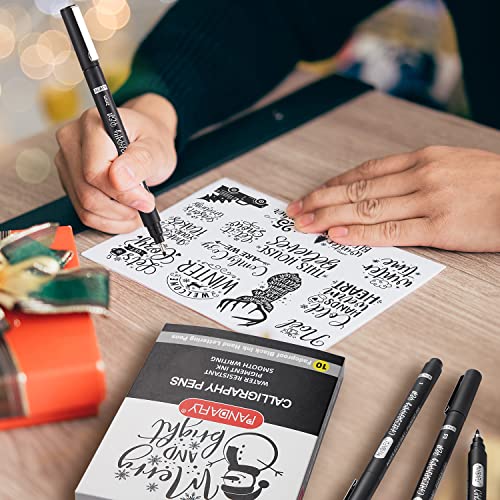 Artistic lettering created with PANDAFLY markers