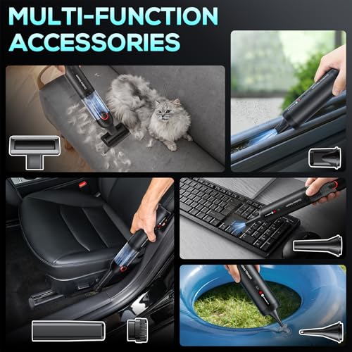 AOHPEGN car vacuum charging via Type-C cable