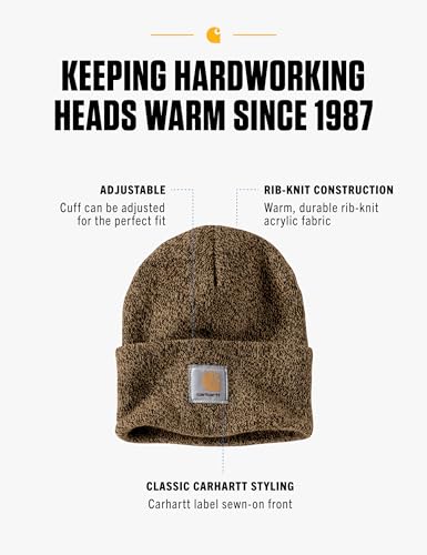 Carhartt A18 beanie folded cuff detail