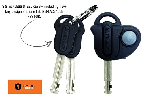 Full 5 foot length of Kryptonite security chain