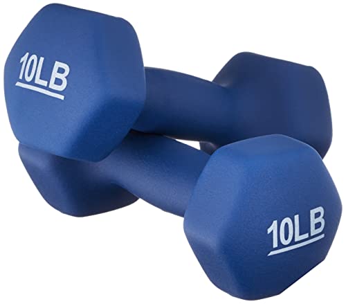 Basics Neoprene 10 Pound Dumbbell set