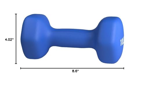 Neoprene coated dumbbell end cap