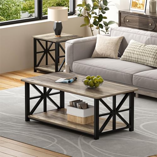 GreenForest coffee table angled perspective