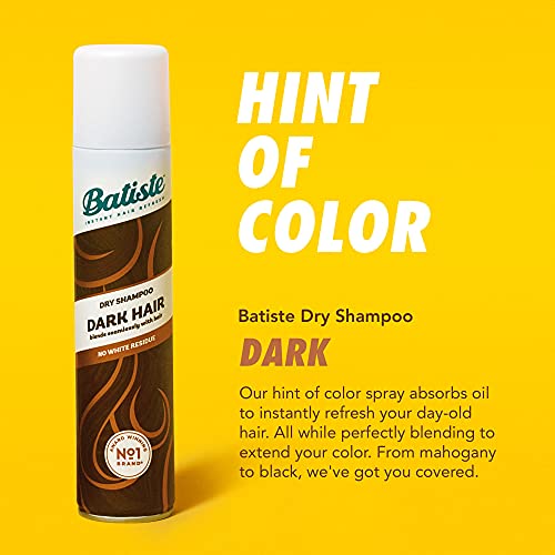 Three bottles of Batiste Dark Dry Shampoo