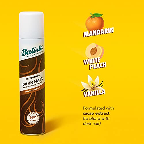 Batiste Dark Dry Shampoo bottle front view