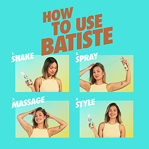 Batiste Dark Dry Shampoo product branding