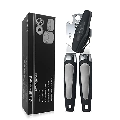 Safring W1 manual can opener in black