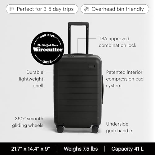 Away 22-inch suitcase side profile