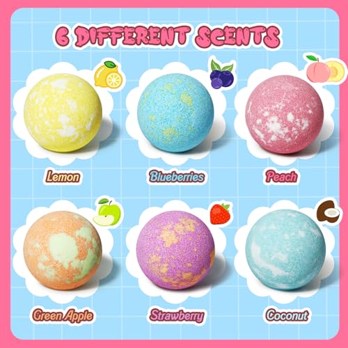 Sanyi bath bombs close up on pink packaging