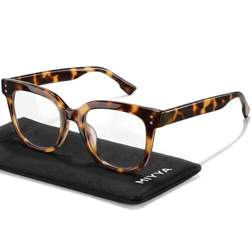 miyya DN430 oversized tortoiseshell frame glasses
