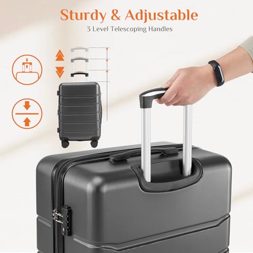 Sweetcrispy luggage dual-wheel system detail