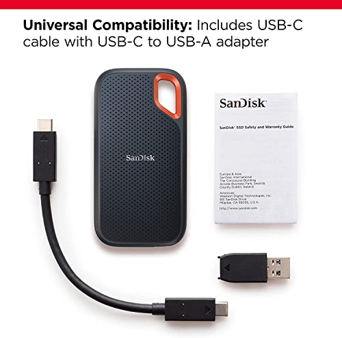Sandisk Extreme SSD for fast data transfer