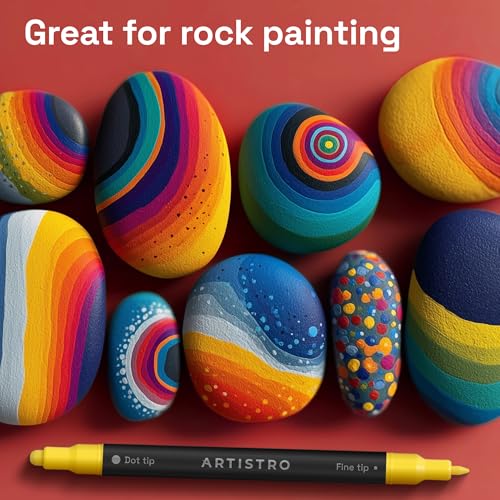 Example of dot art using ARTISTRO markers