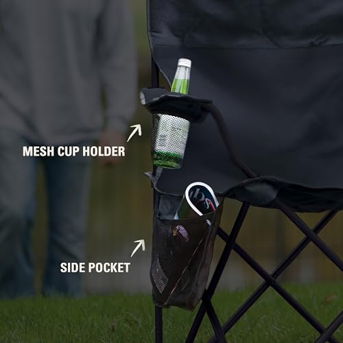 Coleman chair folded in carry bag