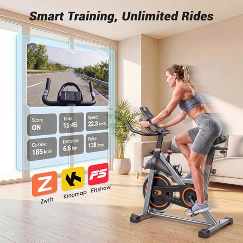 OLIXIS Exercise Bike heavy duty frame