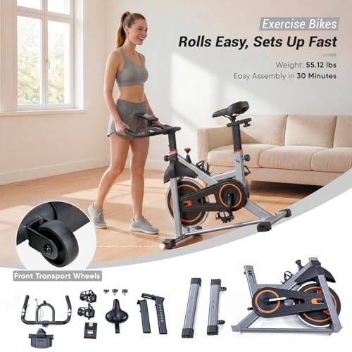 OLIXIS indoor bike adjustable handlebars