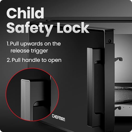 Chefman microwave rear safety specifications