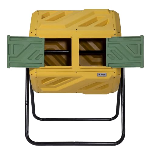 Werph 43 Gal yellow compost bin
