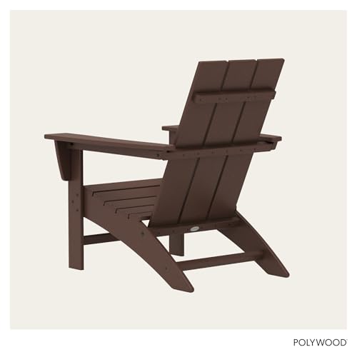 Waterfall seat design on Polywood chair