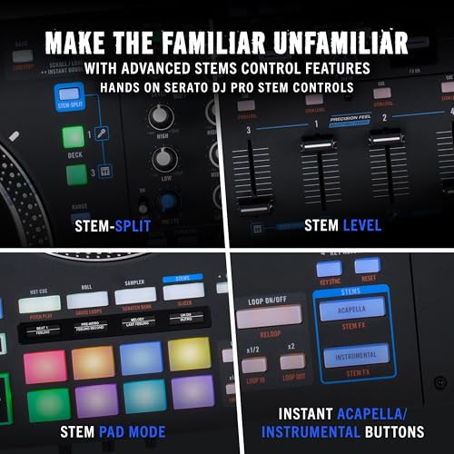 RANE PERFORMER channel faders and mixer section
