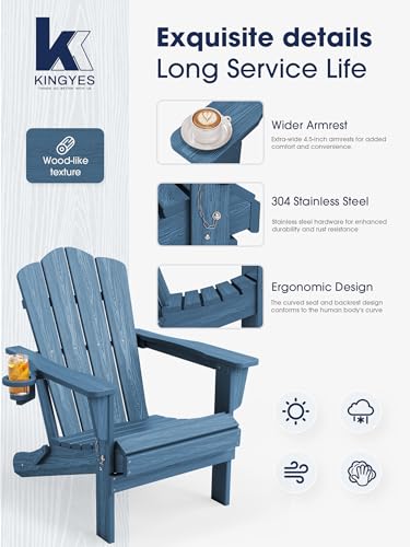 Hidden cup holder feature on KINGYES chair