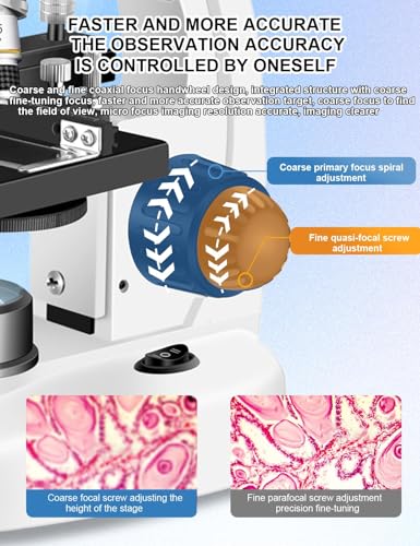 Woehrsh Trinocular Microscope from side