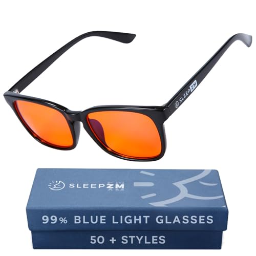 Sleep ZM Wayfarer blue light glasses front view