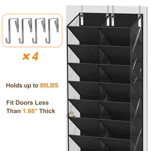 UVIAHOMI door shoe rack installed in a closet