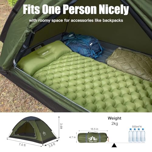 Internal view of Night Cat 1 Person tent space