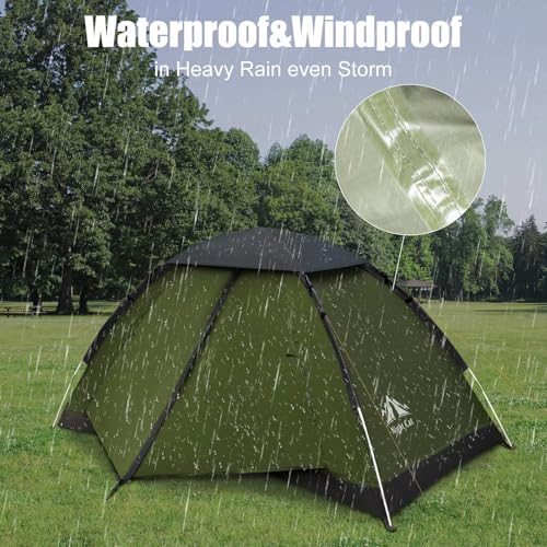 Detailed shot of Night Cat tent waterproof seams