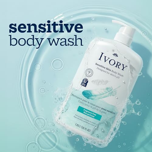 Ivory Sensitive Body Wash National Eczema Association seal