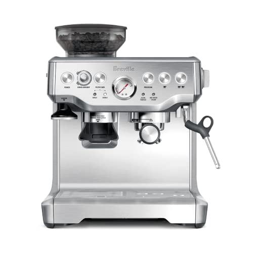 Breville BES870XL Brushed Stainless Steel front view