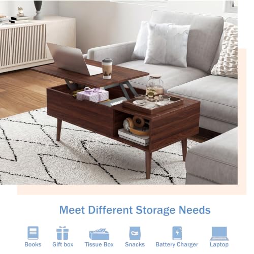 DUMOS coffee table side notch design