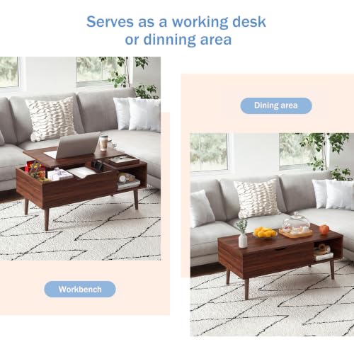 DUMOS 39 inch coffee table living room setting