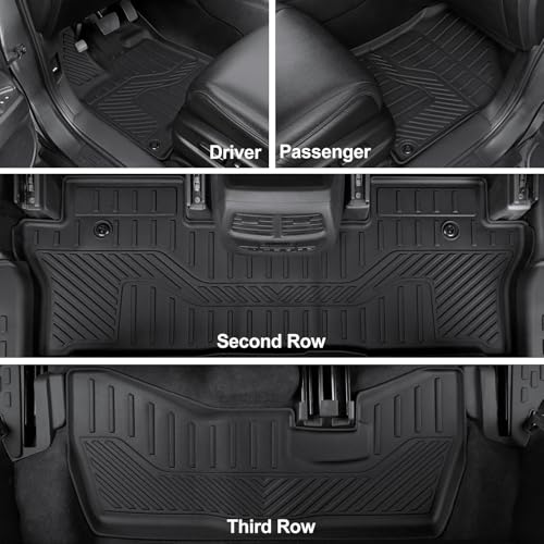 Front row automotive liners for Honda Pilot