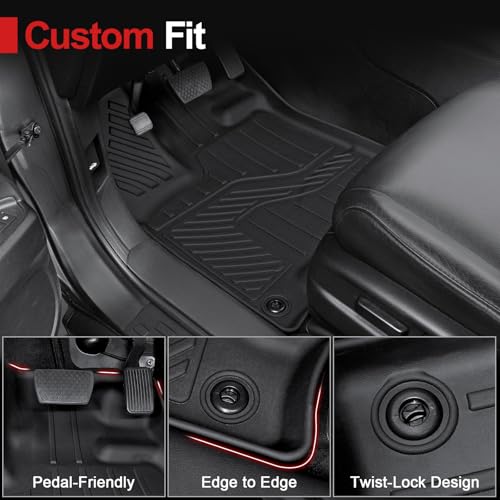 Second row floor protection for Honda Pilot