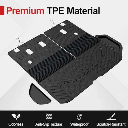 TPE material texture on HOUCLEMIC mats