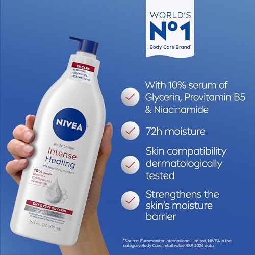 Back view of 16.9 fl oz NIVEA lotion
