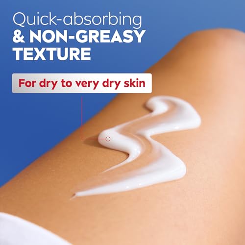 Texture demonstration of NIVEA moisturizing lotion