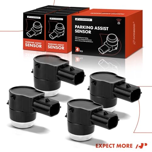 Installed view of parking assist sensor