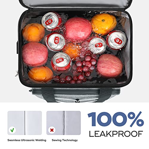 Side view of RealCool soft cooler showing pockets