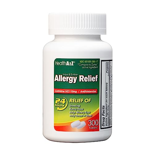 HealthA2Z Allergy Relief bottle front