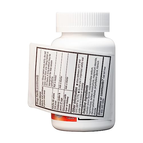 HealthA2Z allergy medication bottle side
