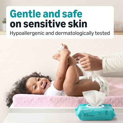 Basics Gentle Baby Wipes resealable lid detail